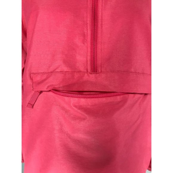 Cabela's Women's Size Medium Pink Half Zip Long Sleeve Nylon Jacket Lightweight - Picture 6 of 9